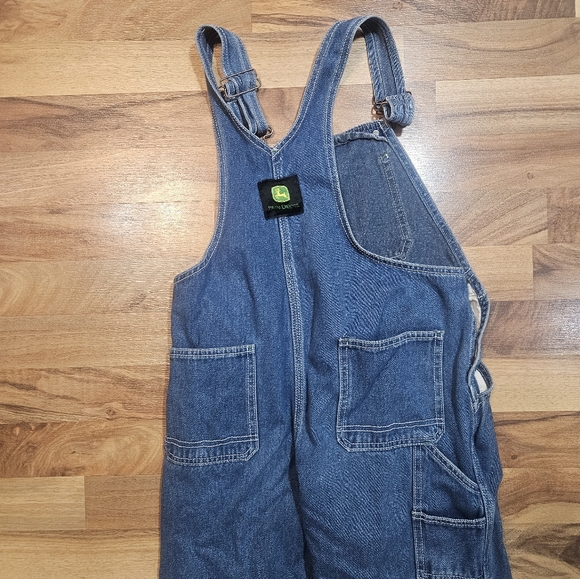 John Deere Denim Overalls Youth 16R - Picture 6 of 8